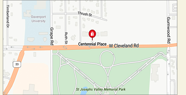 Map of Centennial Place Shopping